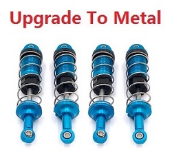 JJRC Q117-A B C D Q132-A B C D SCY-16101 SCY-16102 SCY-16103 SCY-16103A SCY-16201 and pro brushless shock absorbers (upgrade to metal) Blue
