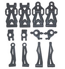 JJRC Q130 Q141 Q130A Q130B Q141A Q141B D843 D847 GB1017 GB1018 Pro front and rear swing arm set + front and rear wheel seat
