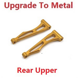 JJRC Q130 Q141 Q130A Q130B Q141A Q141B D843 D847 GB1017 GB1018 Pro upgrade to metal rear upper sway arms Gold - Click Image to Close