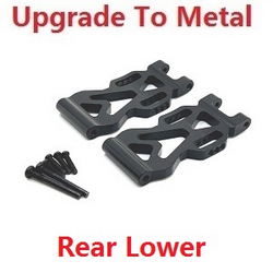 JJRC Q130 Q141 Q130A Q130B Q141A Q141B D843 D847 GB1017 GB1018 Pro upgrade to metal rear lower sway arms(L/R) Black