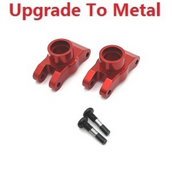 JJRC Q130 Q141 Q130A Q130B Q141A Q141B D843 D847 GB1017 GB1018 Pro upgrade to metal rear axle seat(L/R) Red - Click Image to Close