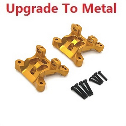JJRC Q130 Q141 Q130A Q130B Q141A Q141B D843 D847 GB1017 GB1018 Pro upgrade to metal front and rear universal shock mount Gold