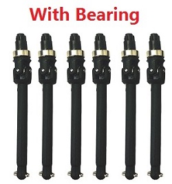 JJRC Q117-A B C D Q132-A B C D SCY-16101 SCY-16102 SCY-16103 SCY-16103A SCY-16201 and pro brushless front universal drive shafts with bearing 3sets - Click Image to Close