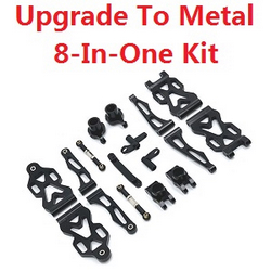 JJRC Q130 Q141 Q130A Q130B Q141A Q141B D843 D847 GB1017 GB1018 Pro upgrade to metal 8-In-One Kit Black