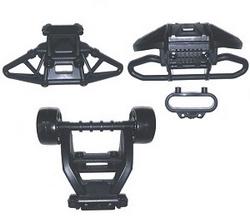 JJRC Q130 Q141 Q130A Q130B Q141A Q141B D843 D847 GB1017 GB1018 Pro head-up wheel kit + front and rear bumper set
