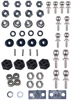 JJRC Q146 Q146A Q146B ball head screws set + Nuts se + bearings set + Hexagon whell seat + swing arm washer set