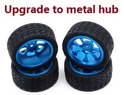 JJRC Q146 Q146A Q146B upgrade to metal hub tires Blue