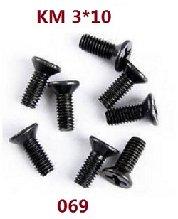 JJRC Q146 Q146A Q146B flat head cross screws M3*10 069