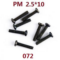 JJRC Q146 Q146A Q146B round head cross screws M2.5*10 072