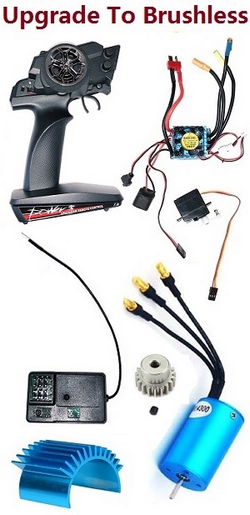 JJRC Q146 Q146A Q146B upgrade to brushless motor kit (transmitter + receiver + ESC + SERVO + brushless motor)