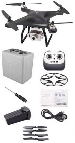 Shcong JJRC X13 RC drone with EPP case and 1 battery RTF