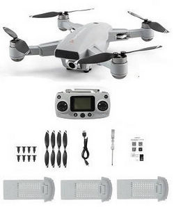 Shcong JJRC X16 GPS drone with 3 battery, RTF Gray