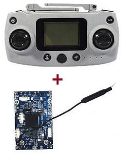 Shcong JJRC X16 Heron GPS RC quadcopter drone accessories list spare parts PCB board + transmitter (Gray)