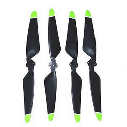 Shcong JJRC X17 G105 Pro RC quadcopter drone accessories list spare parts main blades (Green-Black)