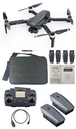 Shcong JJRC X19 GPS RC drone with portable bag and 3 battery RTF