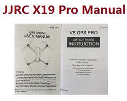 Shcong JJRC X19 8813 Pro X19 Pro GPS RC quadcopter drone accessories list spare parts English manual book (For JJRC X19 Pro) - Click Image to Close