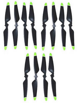 Shcong JJRC X20 8819 GPS RC quadcopter drone accessories list spare parts main blades (Green) 3sets