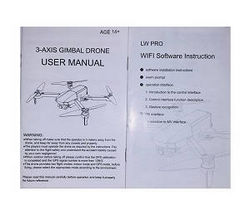 Shcong JJRC X20 8819 GPS RC quadcopter drone accessories list spare parts English manual book