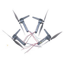 Shcong JJRC X21 RC quadcopter drone accessories list spare parts side motors bar set with main blades 4pcs