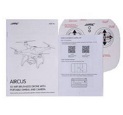 Shcong JJRC X6 RC quadcopter drone accessories list spare parts English manual book