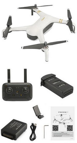 Shcong JJRC X7P smart drone with 1 battery, RTF White