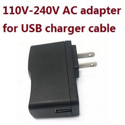Shcong JJRC X7 X7P JJPRO RC quadcopter drone accessories list spare parts 110V-240V AC Adapter for USB charging cable