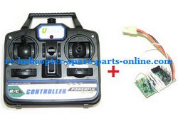Shcong Ulike JM819 helicopter accessories list spare parts transmitter + PCB board (set)