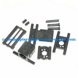 Shcong Ulike JM819 helicopter accessories list spare parts tail tube fixed set and motor fixed plastice small parts set etc.