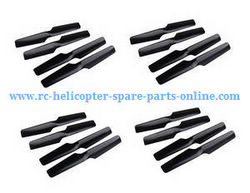 Shcong JXD 509 509V 509W 509G Jin Xing Da JD RC Quadcopter accessories list spare parts main blades (Black 4sets)