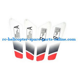 Shcong JXD 335 I335 helicopter accessories list spare parts main blades (2x upper + 2x lower)