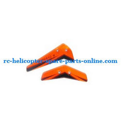 Shcong JXD 340 helicopter accessories list spare parts tail decorative set (Orange)