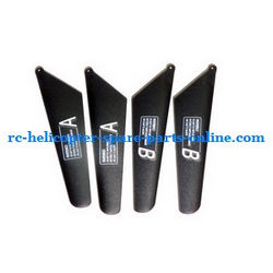 Shcong JXD 343 343D helicopter accessories list spare parts main blades (JXD 343D Black)