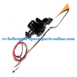 Shcong JXD 349 helicopter accessories list spare parts tail blade + tail motor + tail motor deck (Yellow)