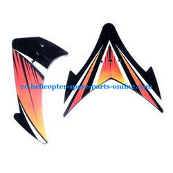 Shcong JXD 350 350V helicopter accessories list spare parts tail decorative set