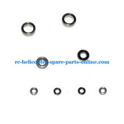 Shcong JXD 350 350V helicopter accessories list spare parts bearing set 2x big + 2x medium + 4x small (set)