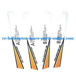 Shcong JXD 351 helicopter accessories list spare parts main blades (2x upper + 2x lower)