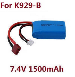 Shcong Wltoys K929 K929-A K929-B RC Car accessories list spare parts 7.4V 1500mAh battery (For K929-B) - Click Image to Close