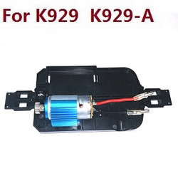 Shcong Wltoys K929 K929-A K929-B RC Car accessories list spare parts bottom board with main motor set (For K929 K929-A)