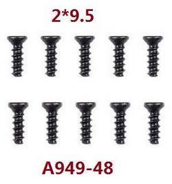 Shcong Wltoys K929 K929-A K929-B RC Car accessories list spare parts screws 2*9.5 A949-48 - Click Image to Close