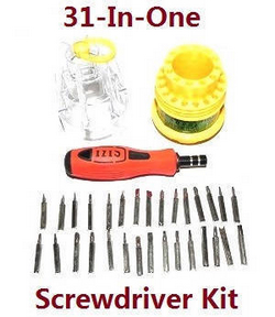 Shcong Wltoys K929 K929-A K929-B RC Car accessories list spare parts 1*31-in-one Screwdriver kit package - Click Image to Close