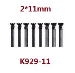 Shcong Wltoys K929 K929-A K929-B RC Car accessories list spare parts screws 2*11 K929-11
