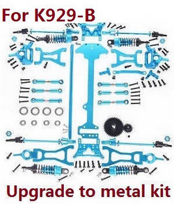 Shcong Wltoys K929 K929-A K929-B RC Car accessories list spare parts upgrade to metal kit (For K929-B)