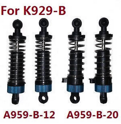 Shcong Wltoys K929 K929-A K929-B RC Car accessories list spare parts shock absorber (For K929-B) A959-B-12 A959-B-20