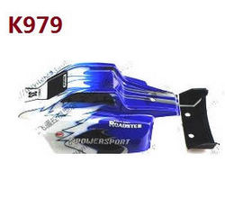 Shcong Wltoys K969 K979 K989 K999 P929 P939 RC Car accessories list spare parts car shell (K979 Blue) - Click Image to Close