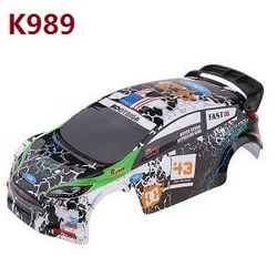 Shcong Wltoys K969 K979 K989 K999 P929 P939 RC Car accessories list spare parts car shell (K989)