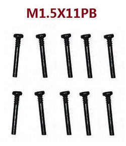 Shcong Wltoys XK 284131 RC Car accessories list spare parts screws 1.5*11PB 10pcs - Click Image to Close