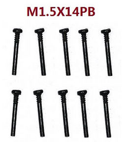 Shcong Wltoys XK 284131 RC Car accessories list spare parts screws 1.5*14PB 10pcs