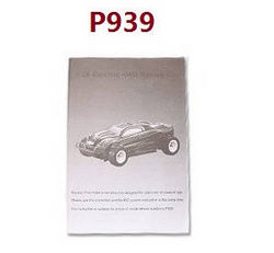 Shcong Wltoys K969 K979 K989 K999 P929 P939 RC Car accessories list spare parts English manual book (P939)