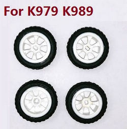 Shcong Wltoys K969 K979 K989 K999 P929 P939 RC Car accessories list spare parts tires (For K979 K989)