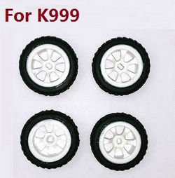 Shcong Wltoys K969 K979 K989 K999 P929 P939 RC Car accessories list spare parts tires (For K999) - Click Image to Close